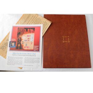 America 250: US Constitution Bicentennial 1987 Fleetwood Presentation Folio